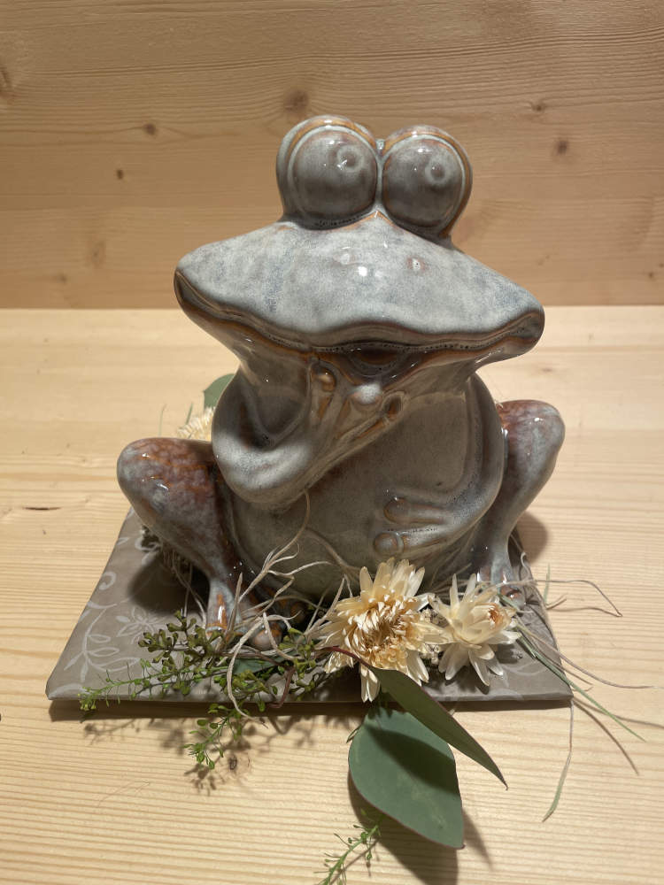 Frosch ausgarniert